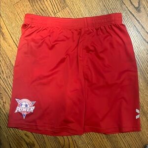 Australian Soccer Team Red Athletic Shorts